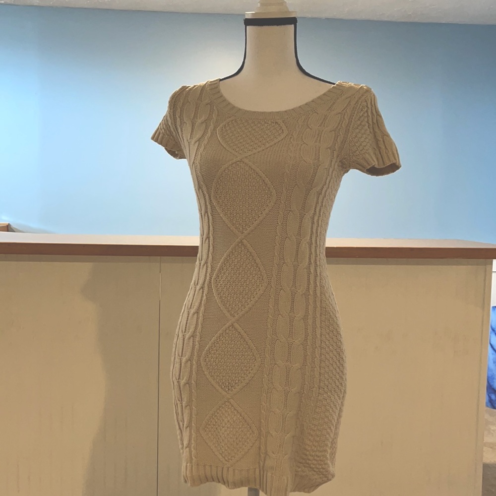 Sweater Dress / Short sleeves XS